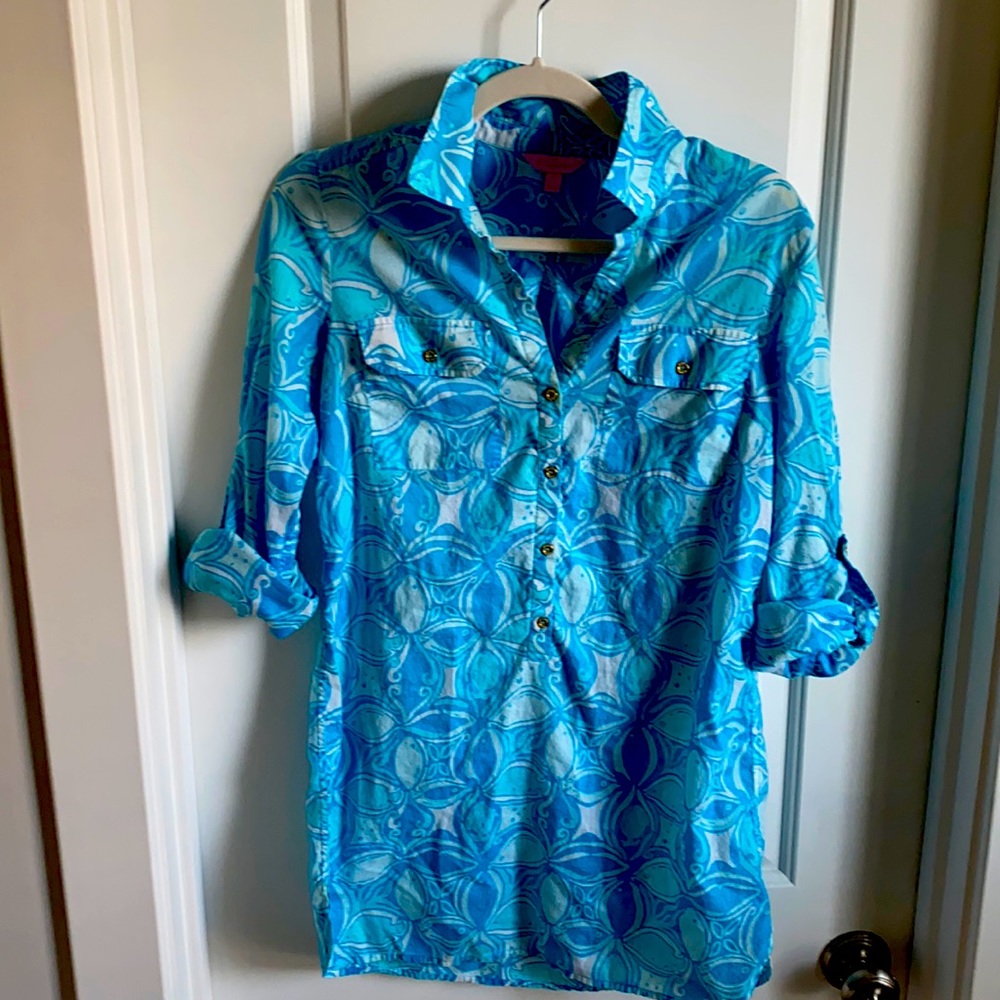 Lilly Pulitzer tunic/cover up, size small